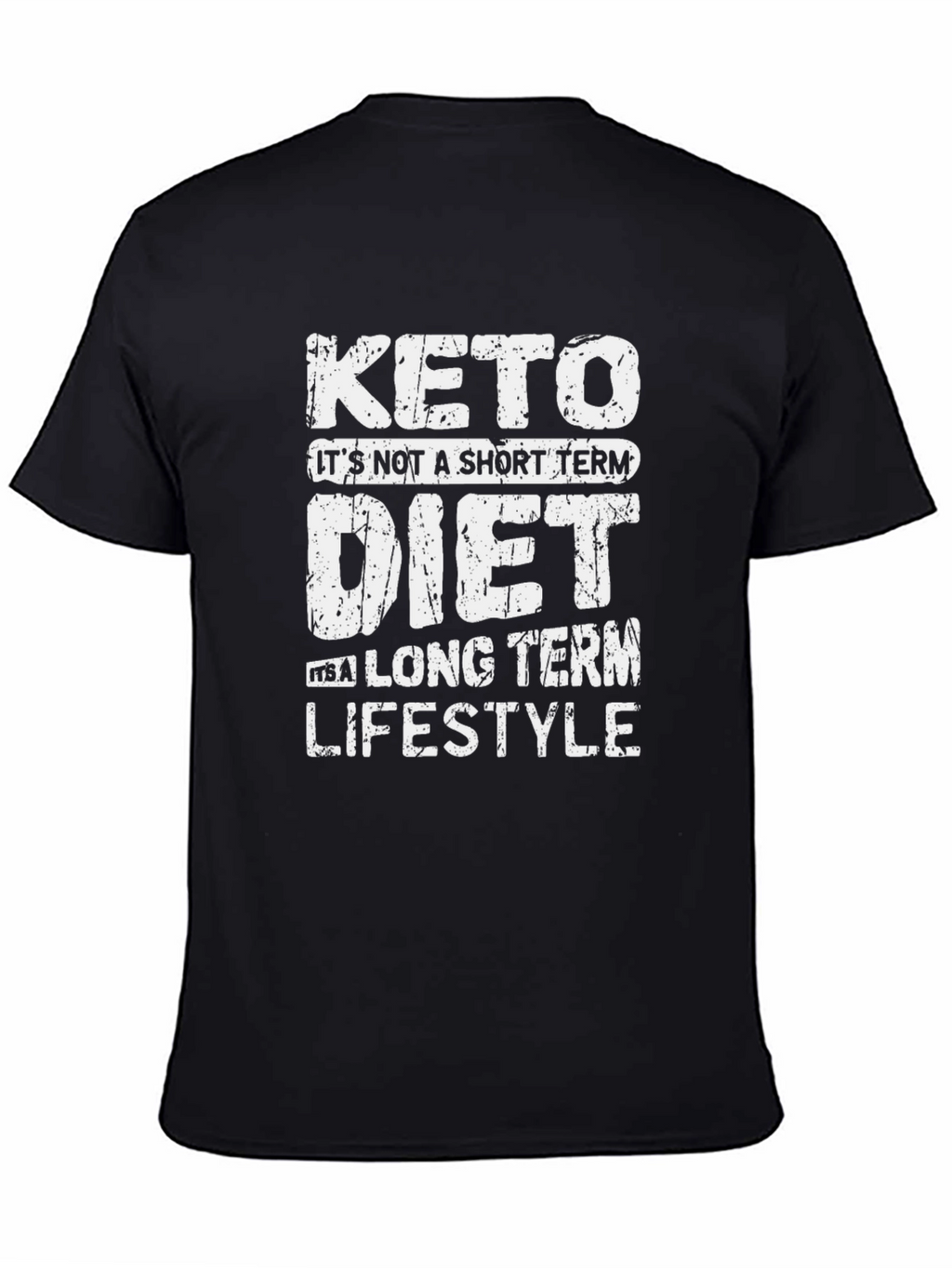 Keto Lifestyle Graphic T-Shirt - Black