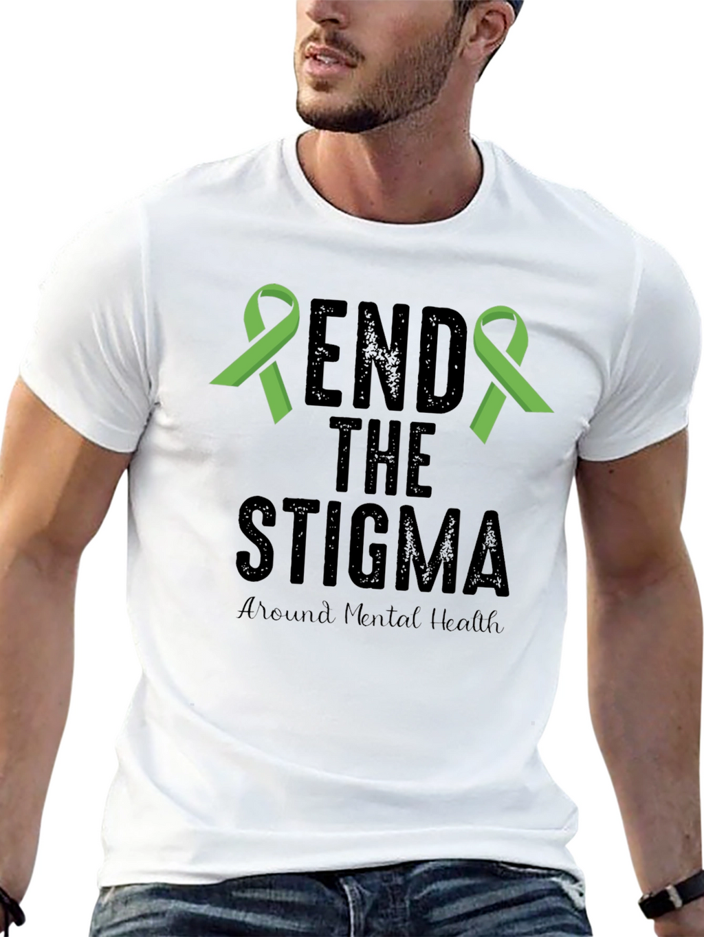 End The Stigma Mental Health Awareness T-Shirt