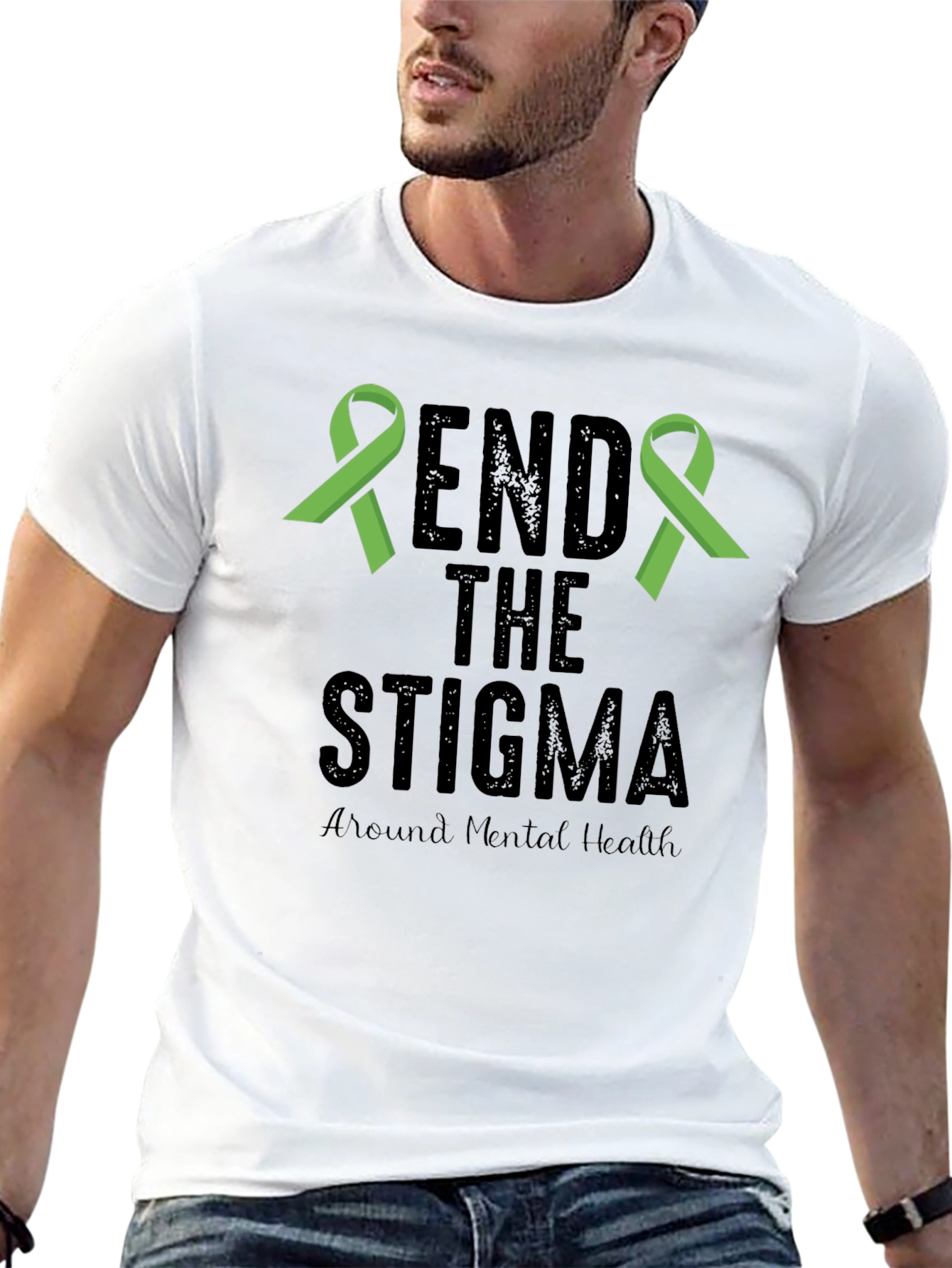 End The Stigma Mental Health Awareness T-Shirt