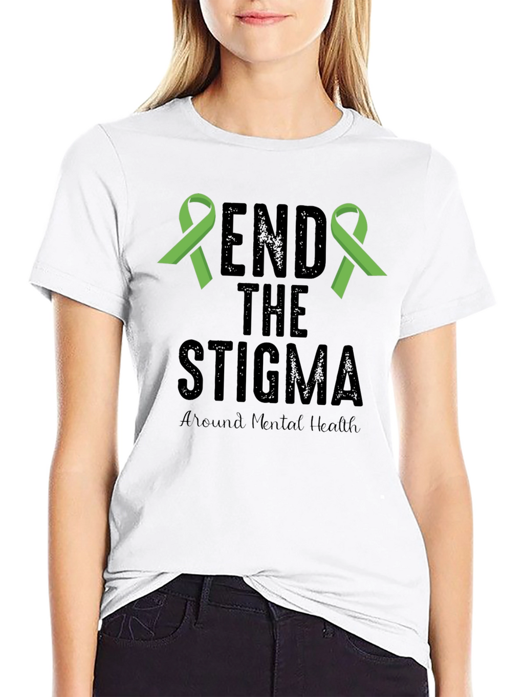 End The Stigma Mental Health Awareness T-Shirt