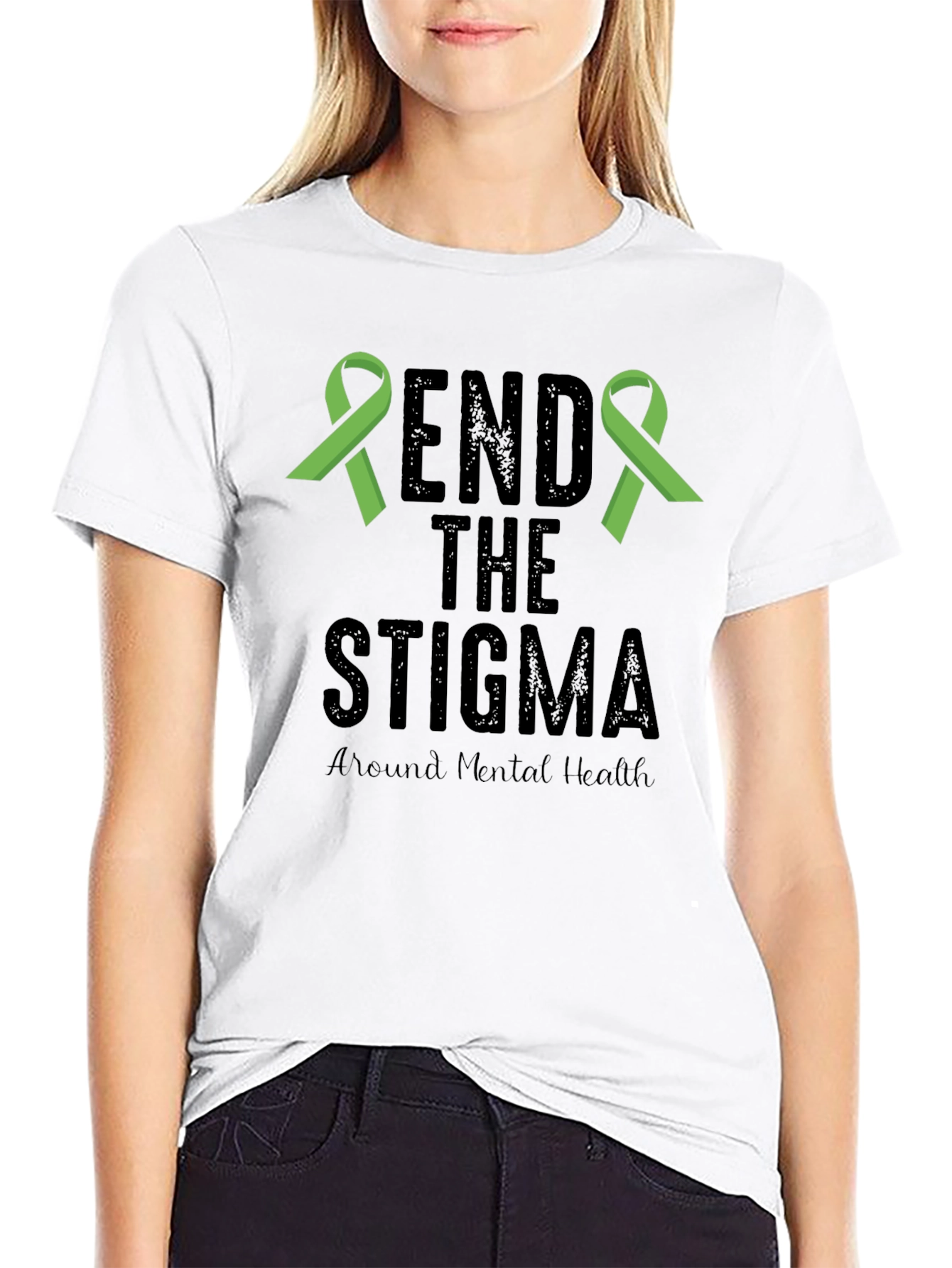 End The Stigma Mental Health Awareness T-Shirt