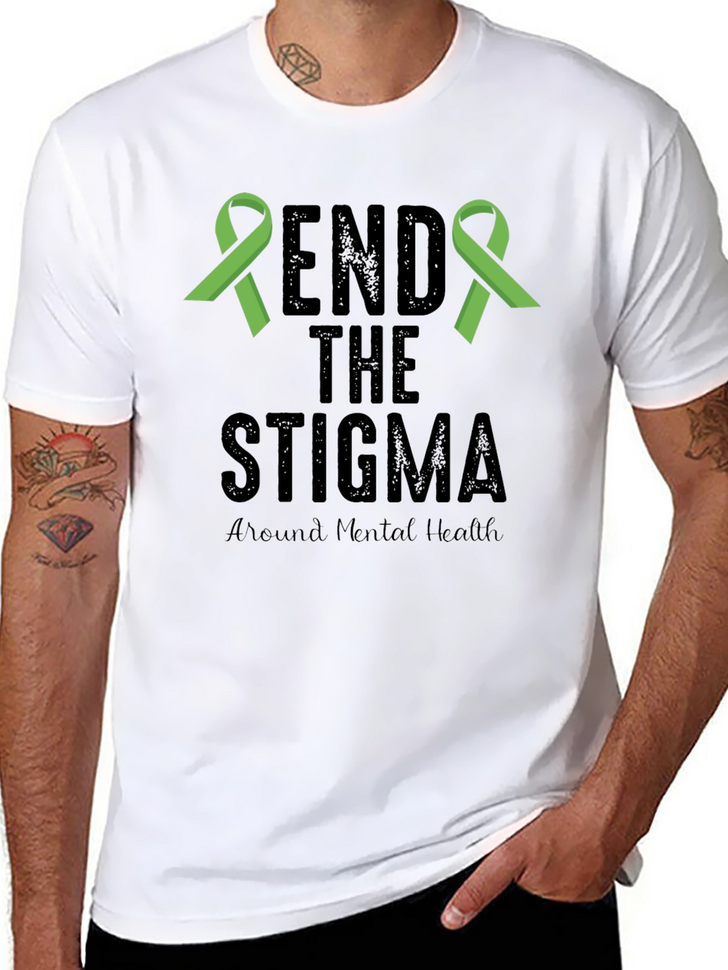 End The Stigma Mental Health Awareness T-Shirt