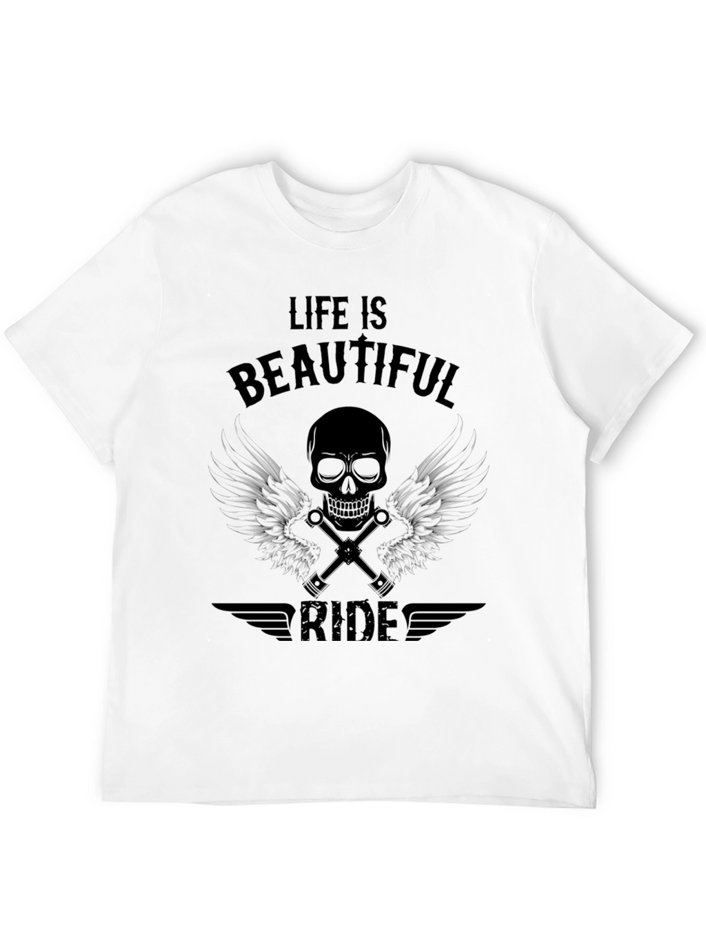 Life is a Beautiful Ride Black T-Shirt