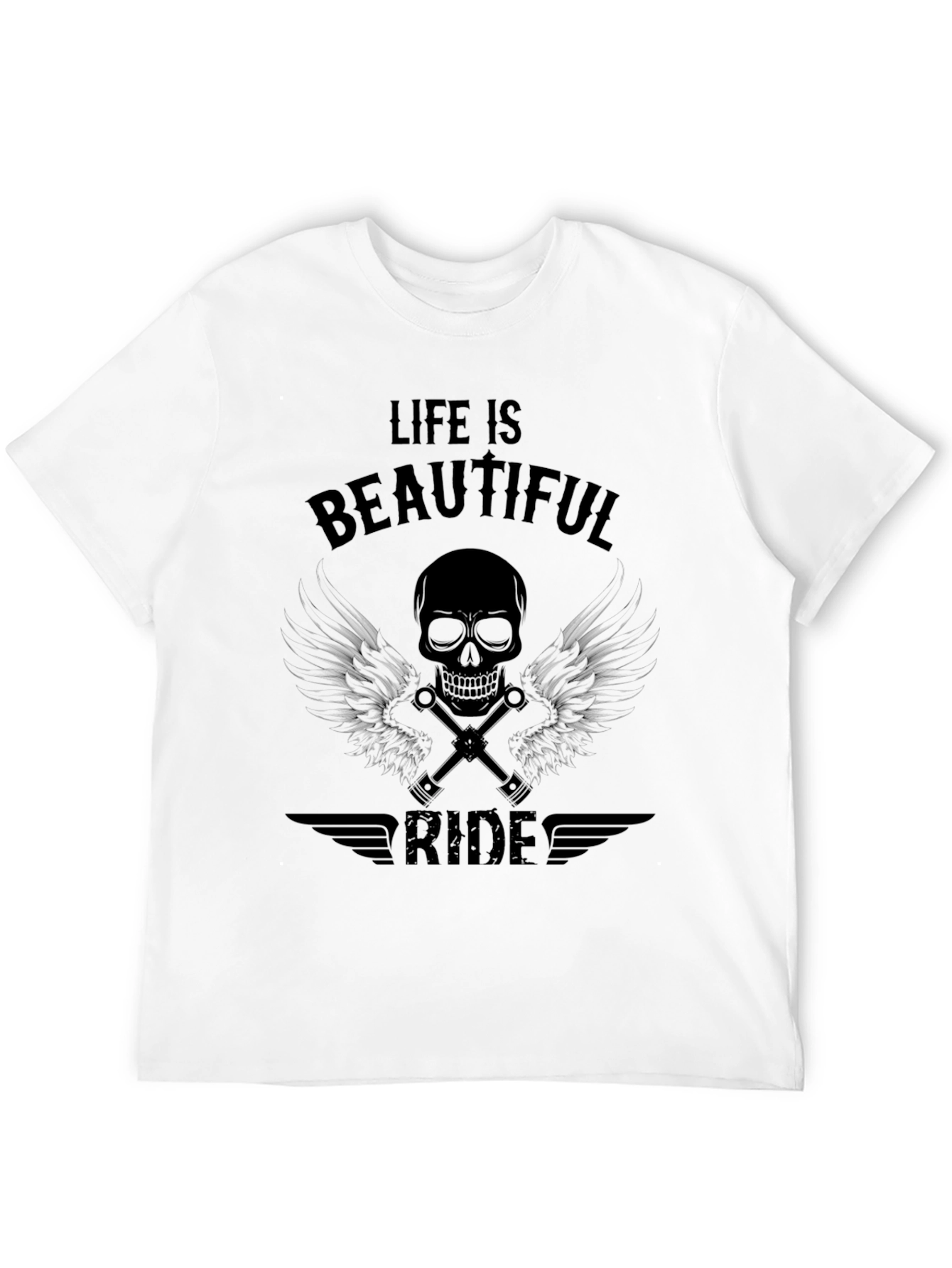 Life is a Beautiful Ride Black T-Shirt