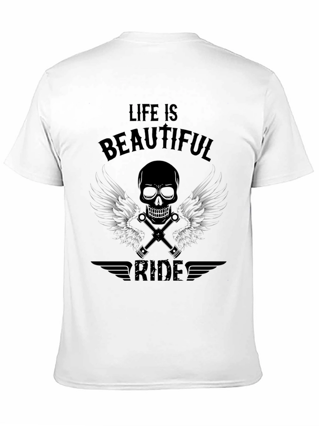 Life is a Beautiful Ride Black T-Shirt