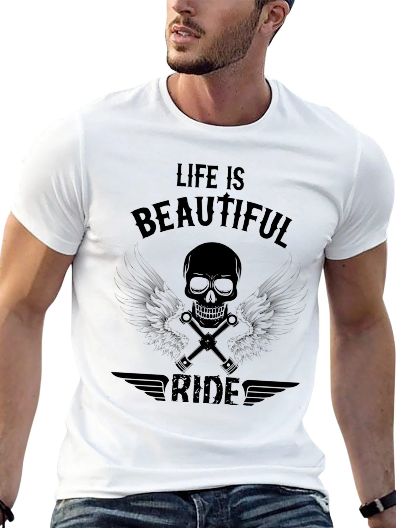 Life is a Beautiful Ride Black T-Shirt
