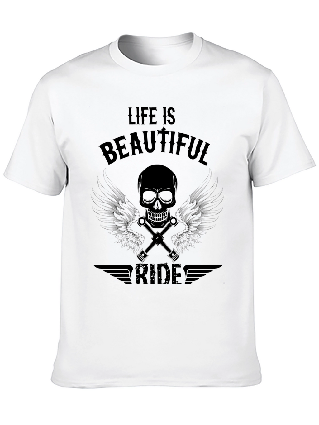 Life is a Beautiful Ride Black T-Shirt