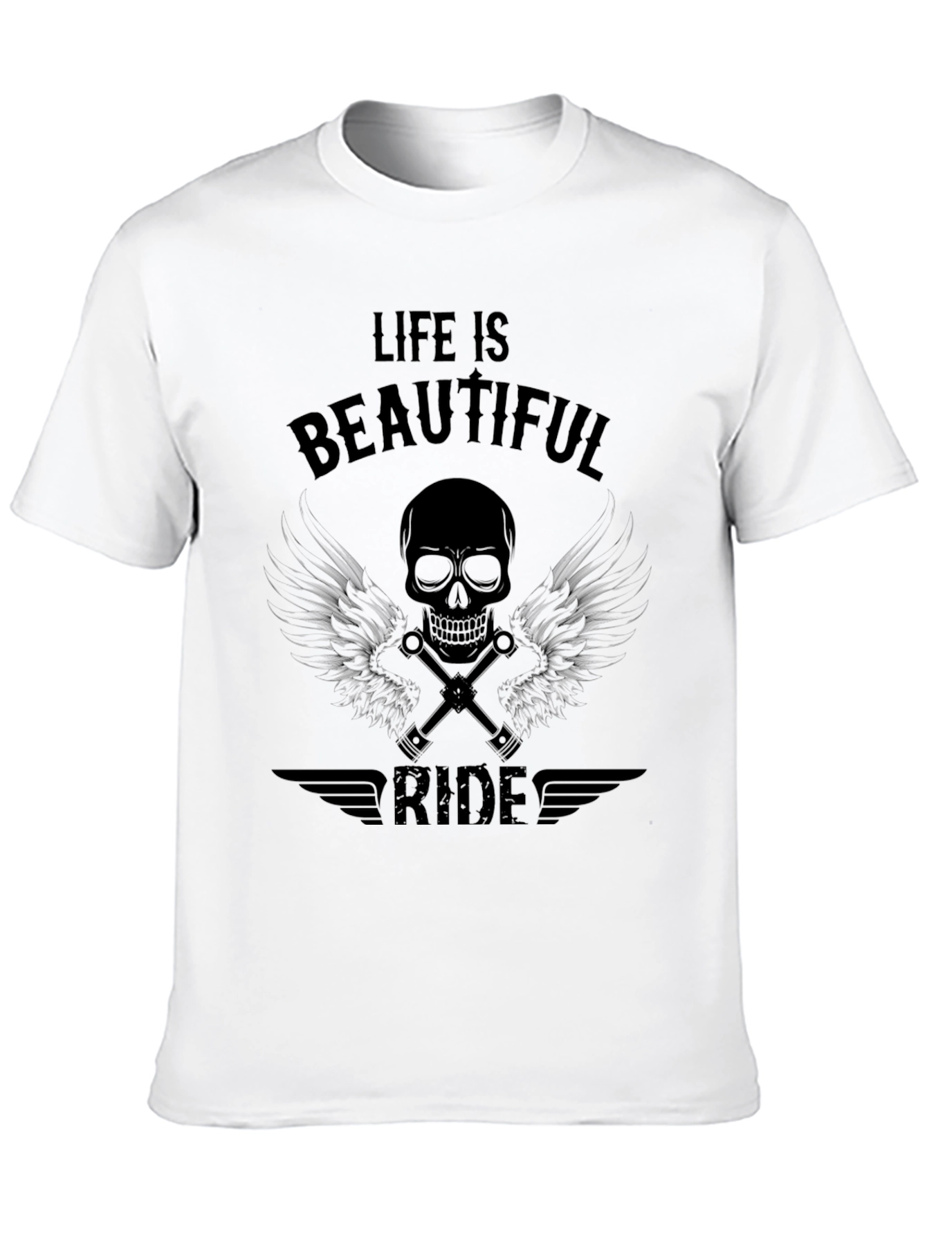 Life is a Beautiful Ride Black T-Shirt