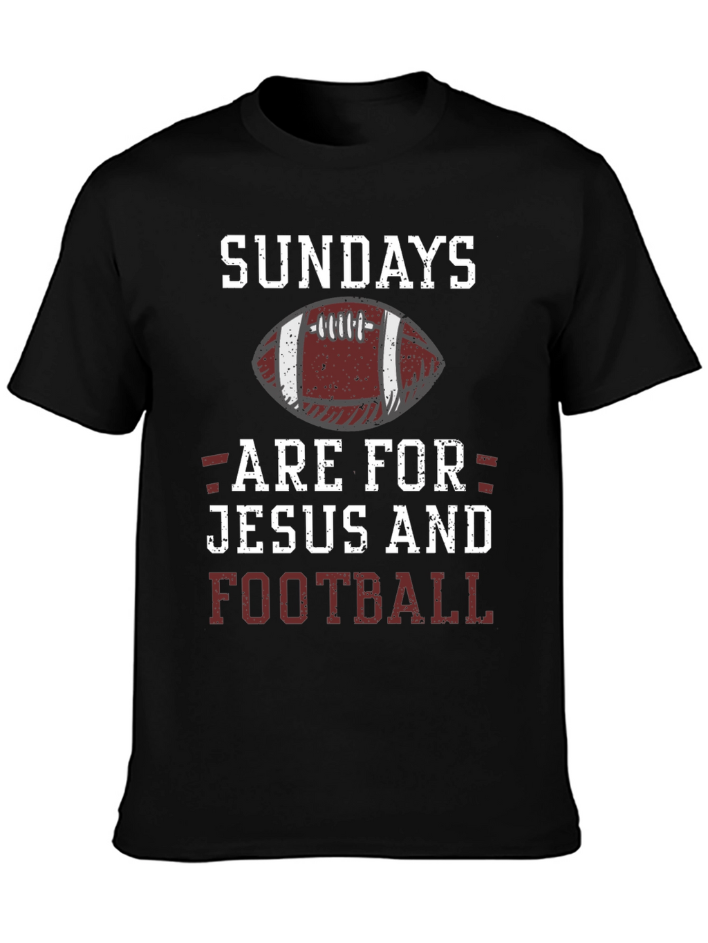 Sundays are for Jesus and Football Graphic Tee