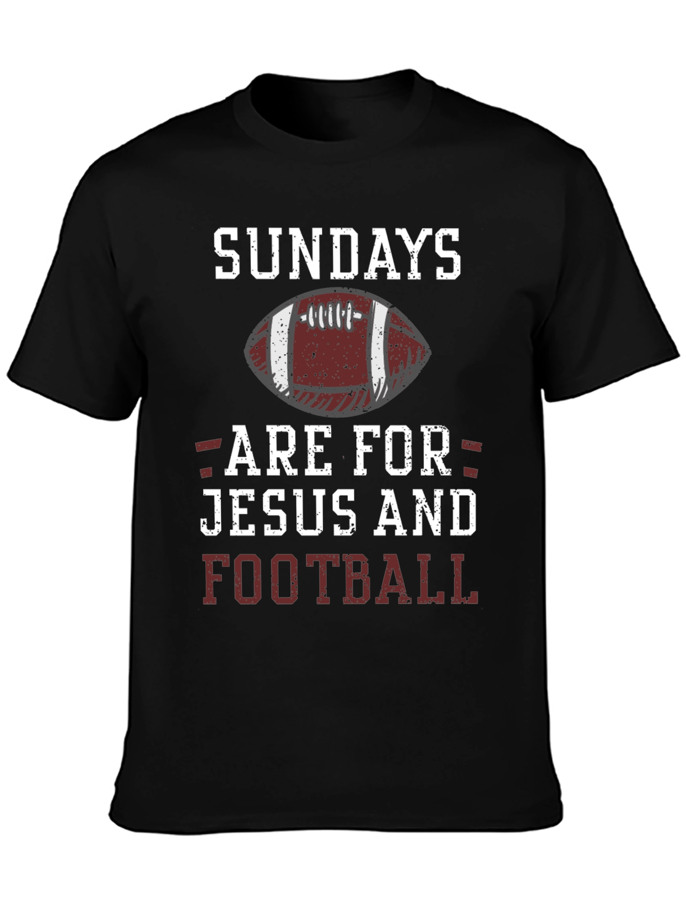 Sundays are for Jesus and Football Graphic Tee