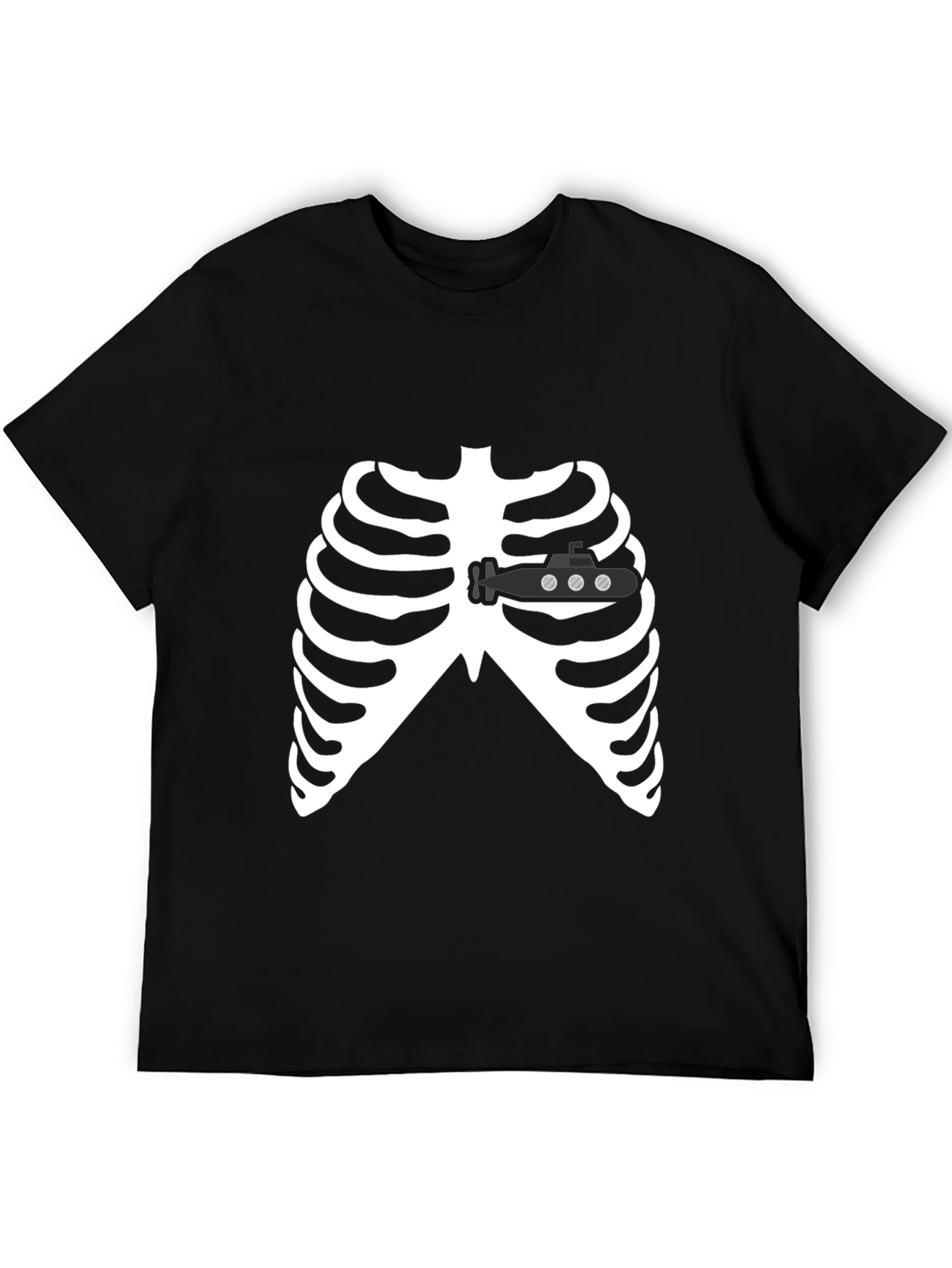 Submarine Heart Skeleton T-Shirt