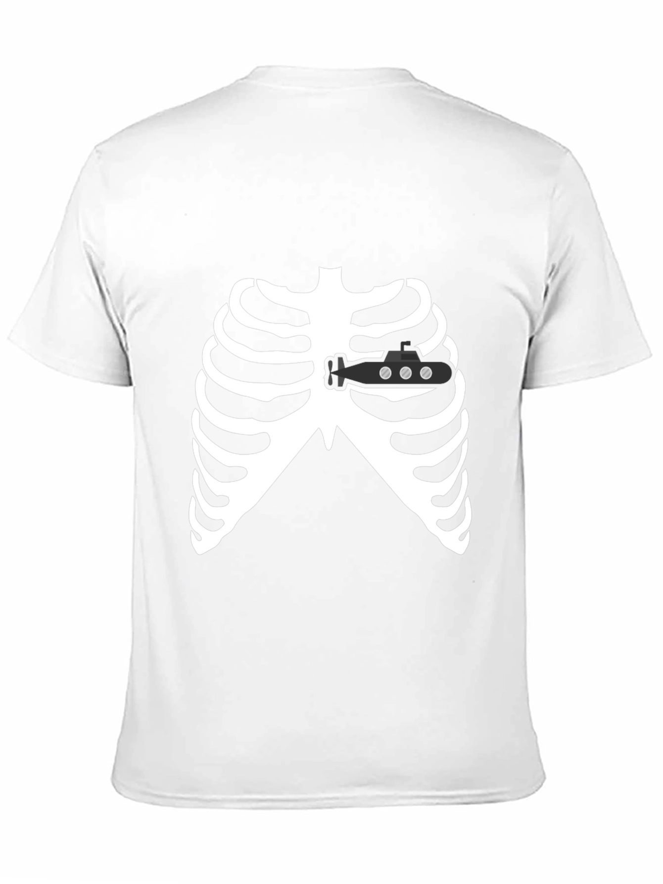 Submarine Heart Skeleton T-Shirt