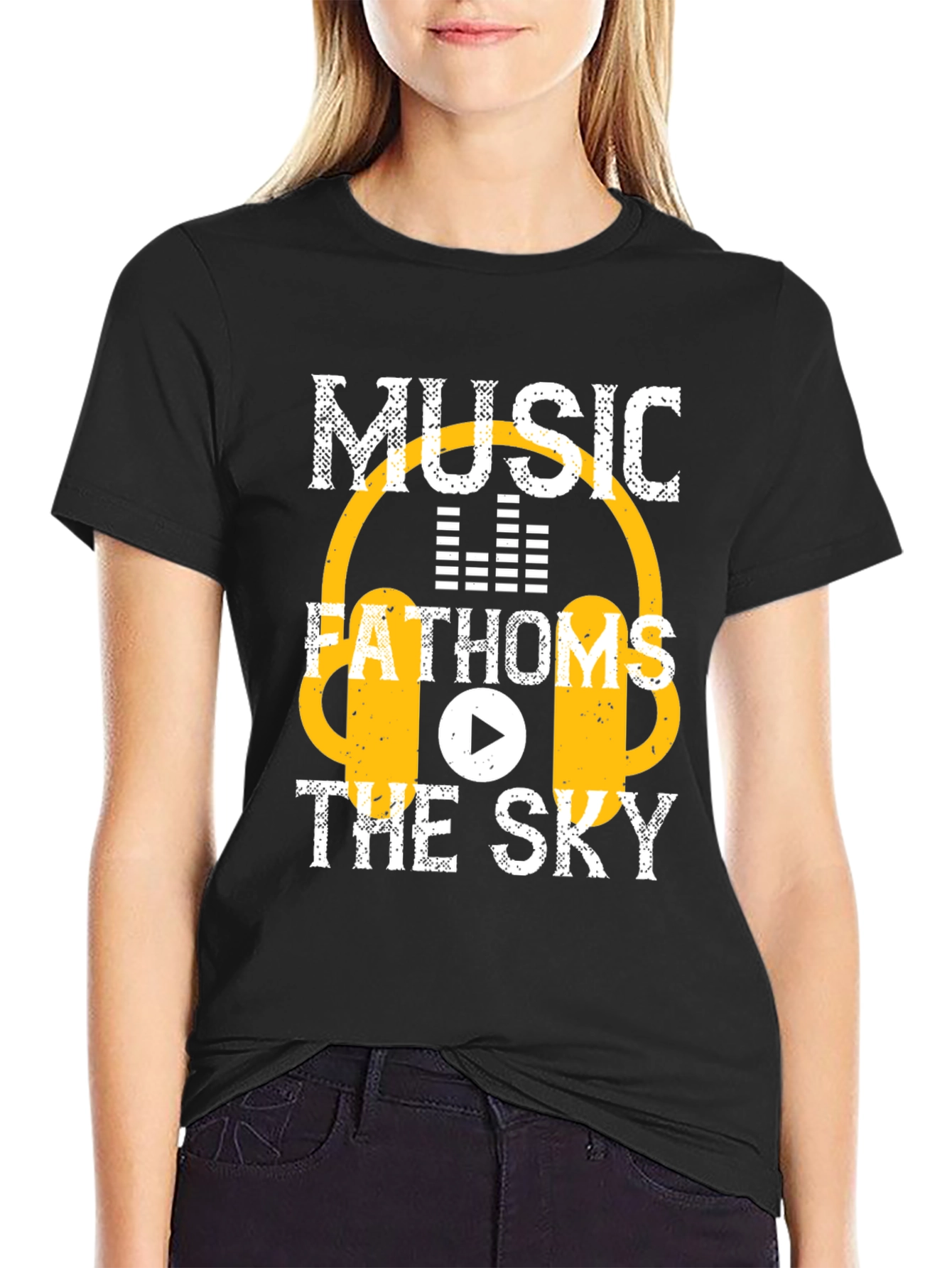 Music Fathoms the Sky Graphic T-Shirt