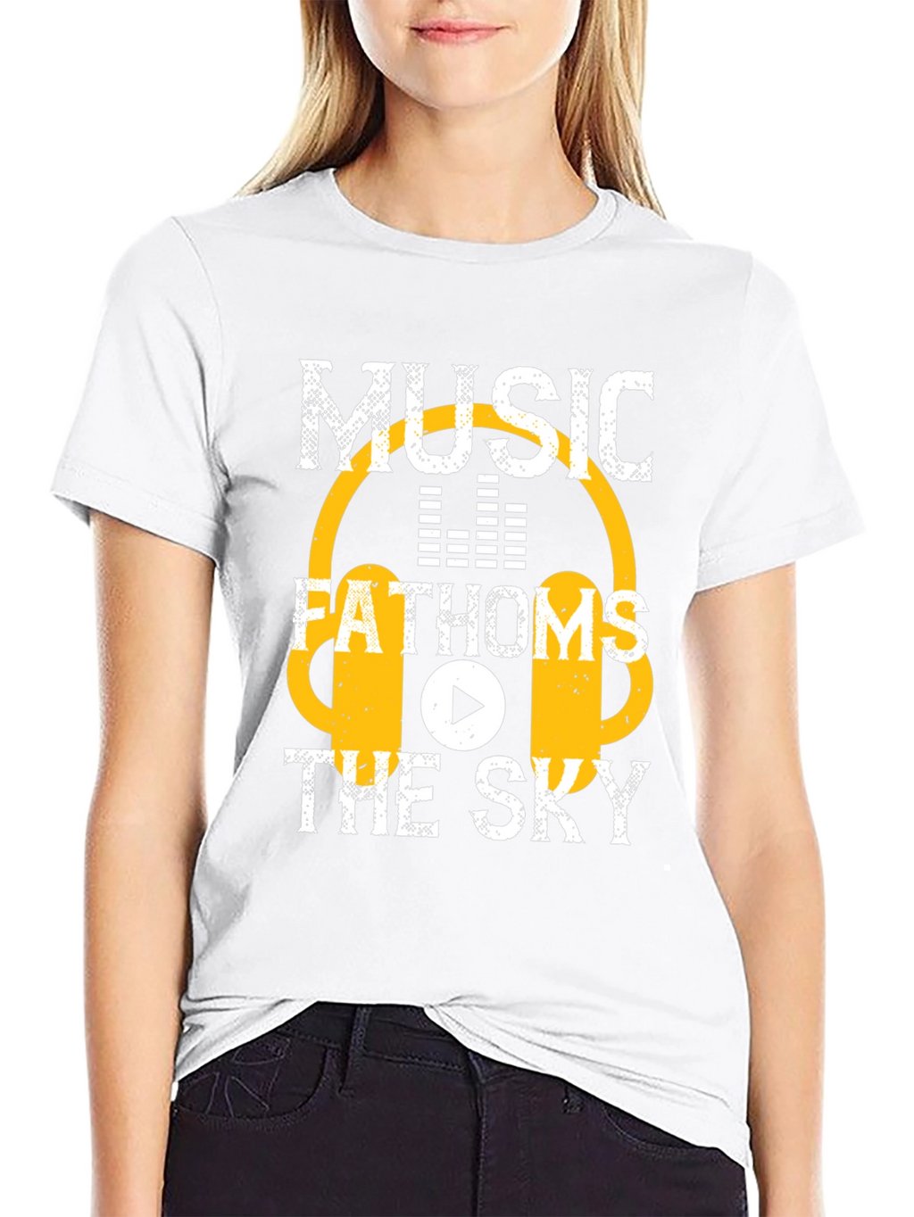 Music Fathoms the Sky Graphic T-Shirt