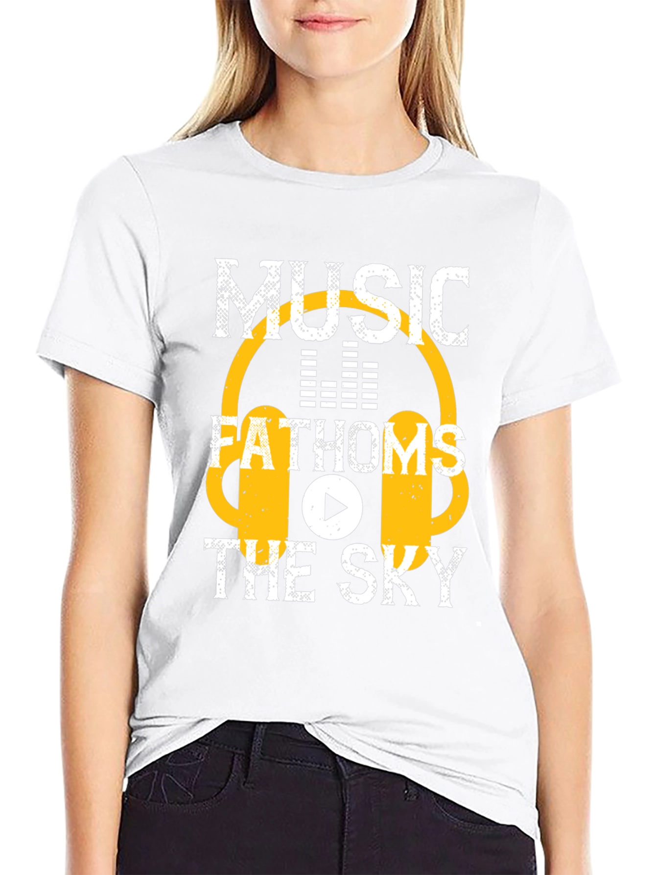 Music Fathoms the Sky Graphic T-Shirt