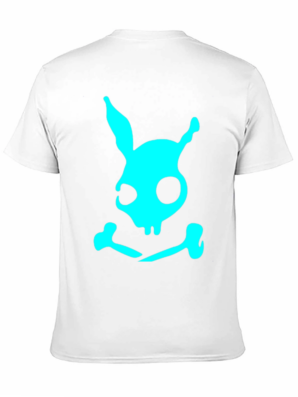 Skull Bunny Graphic T-Shirt - Black