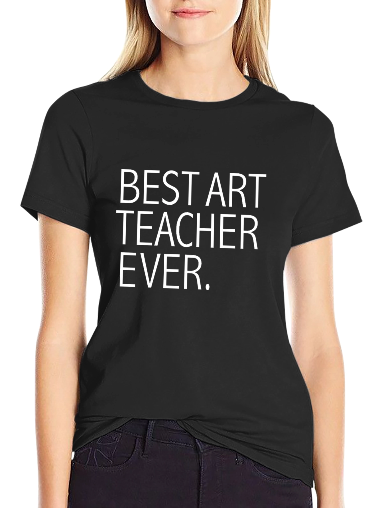 Best Art Teacher Ever Black T-Shirt
