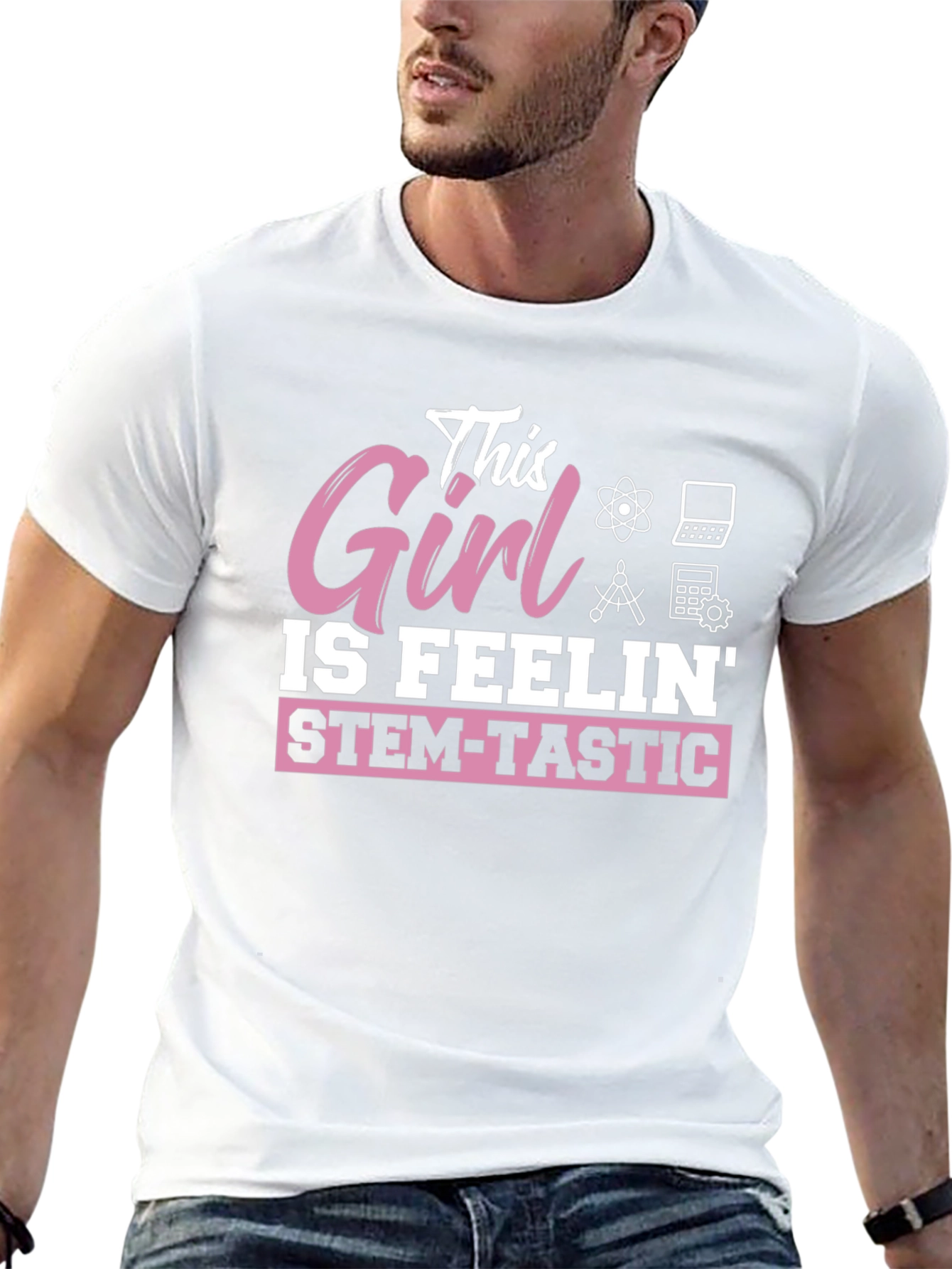 STEM-Tastic Girl T-Shirt - Science & Math Tee