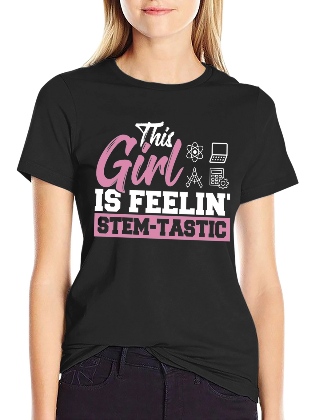 STEM-Tastic Girl T-Shirt - Science & Math Tee
