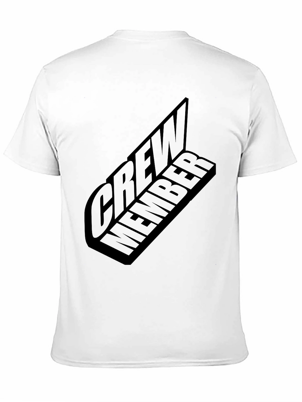 Crew Member Graphic Black T-Shirt