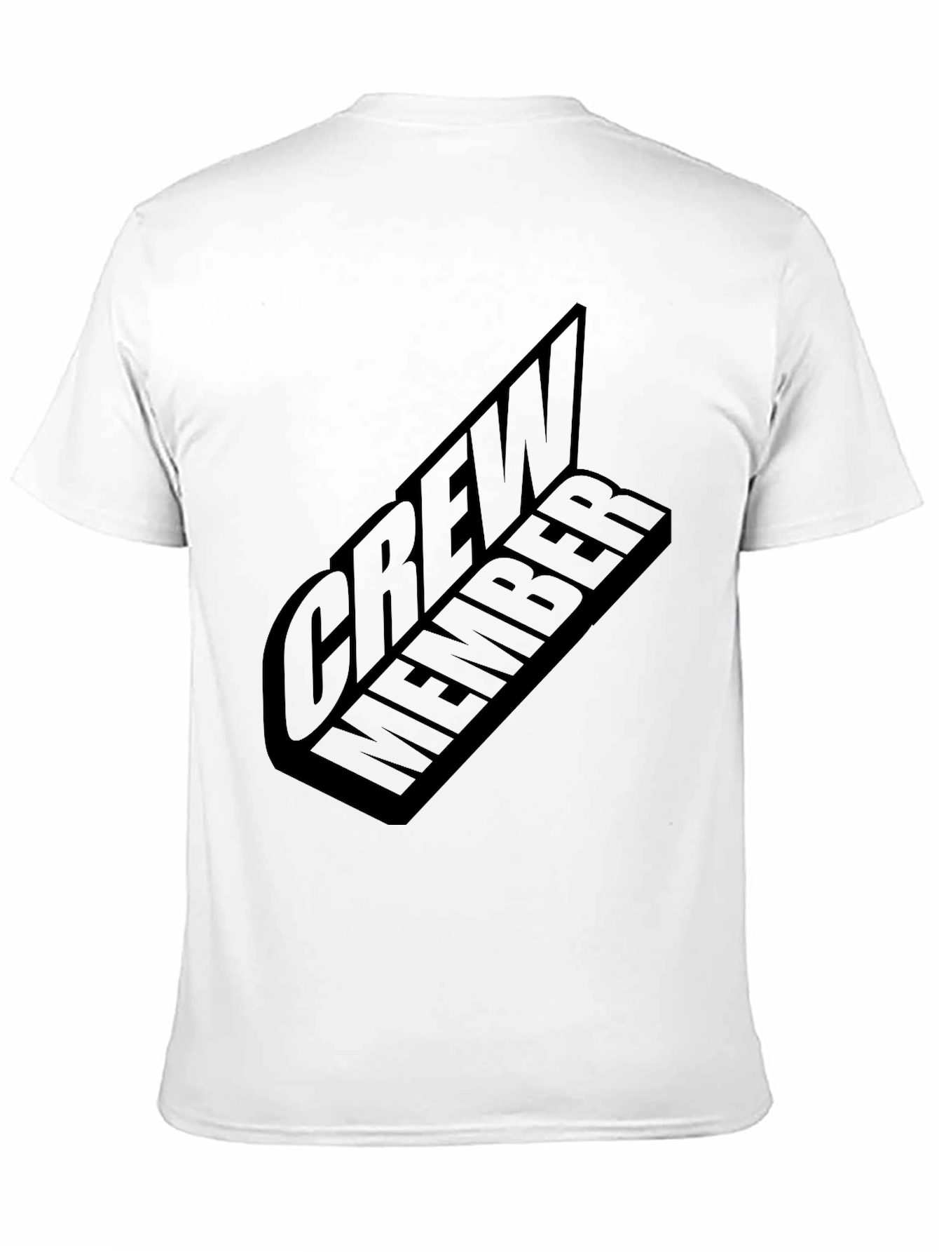 Crew Member Graphic Black T-Shirt