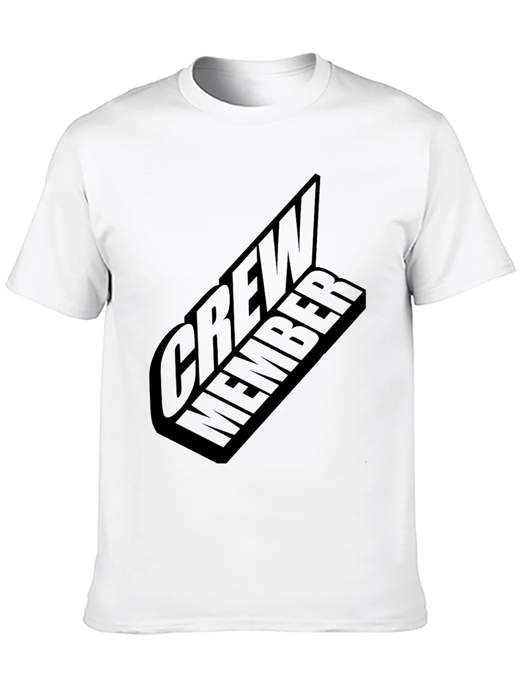 Crew Member Graphic Black T-Shirt
