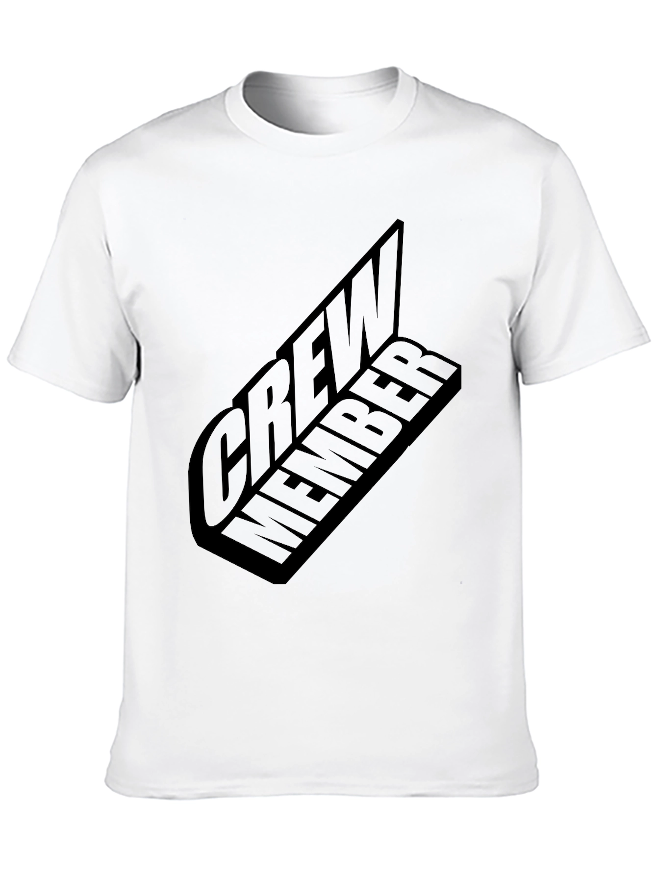 Crew Member Graphic Black T-Shirt