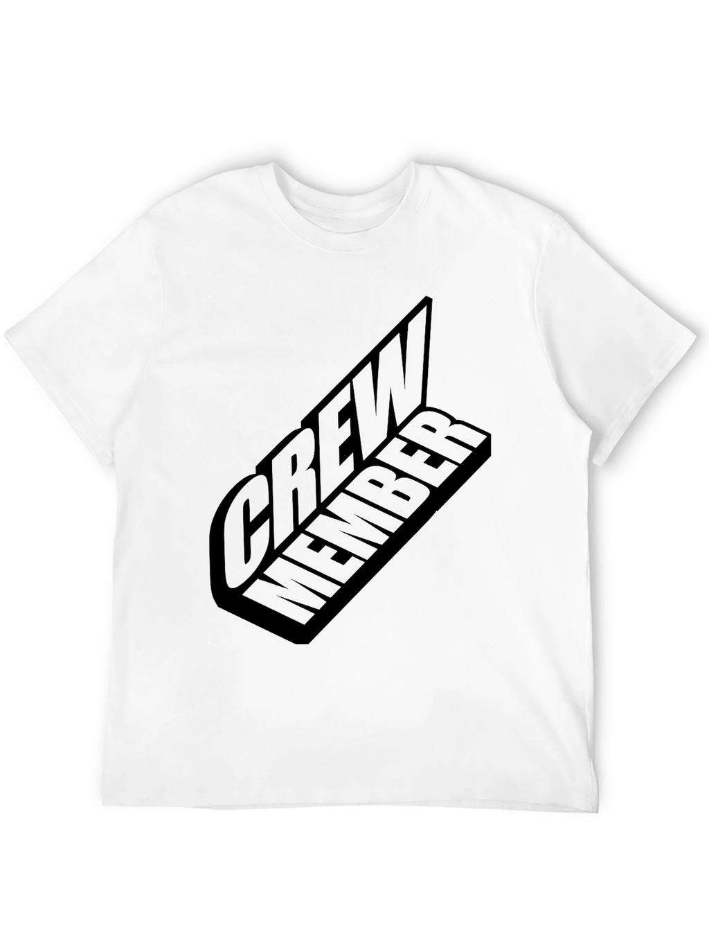 Crew Member Graphic Black T-Shirt