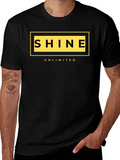 Shine Unlimited Black Graphic T-Shirt