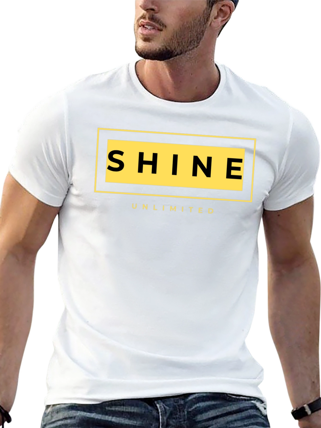 Shine Unlimited Black Graphic T-Shirt