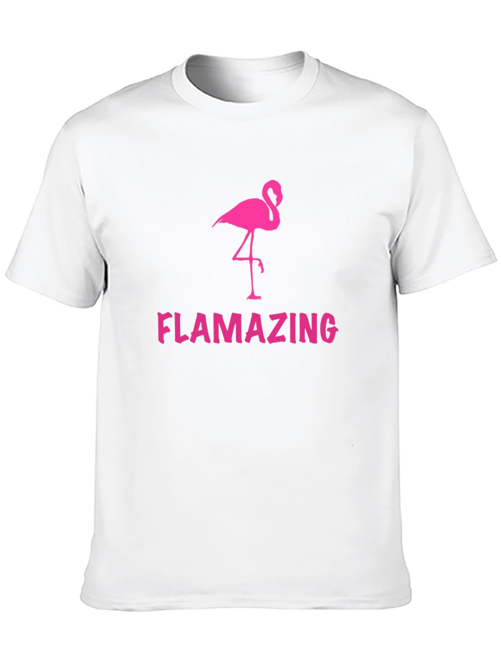 Flamazing Black T-Shirt - Flamingo Graphic Tee