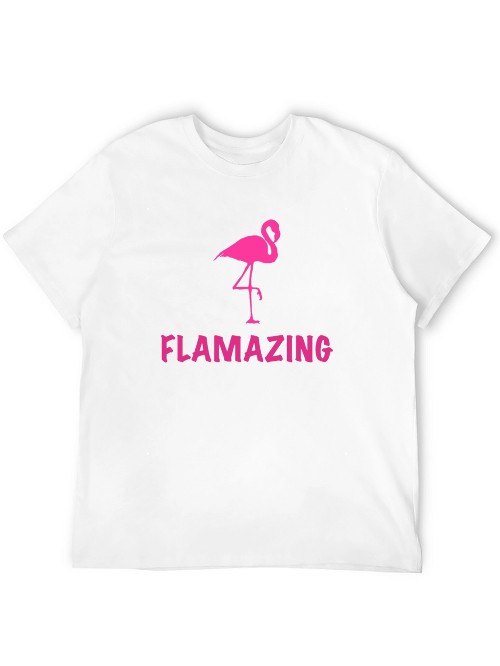 Flamazing Black T-Shirt - Flamingo Graphic Tee