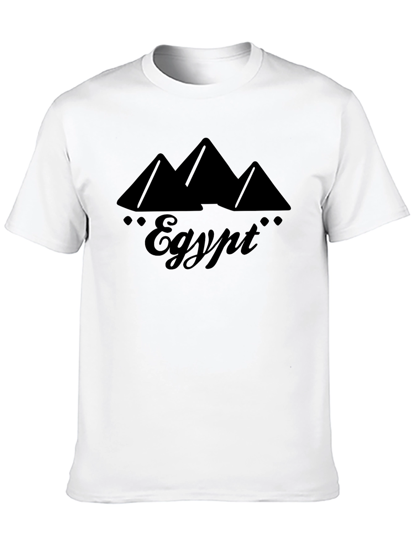 Egypt Pyramids Graphic Black T-Shirt