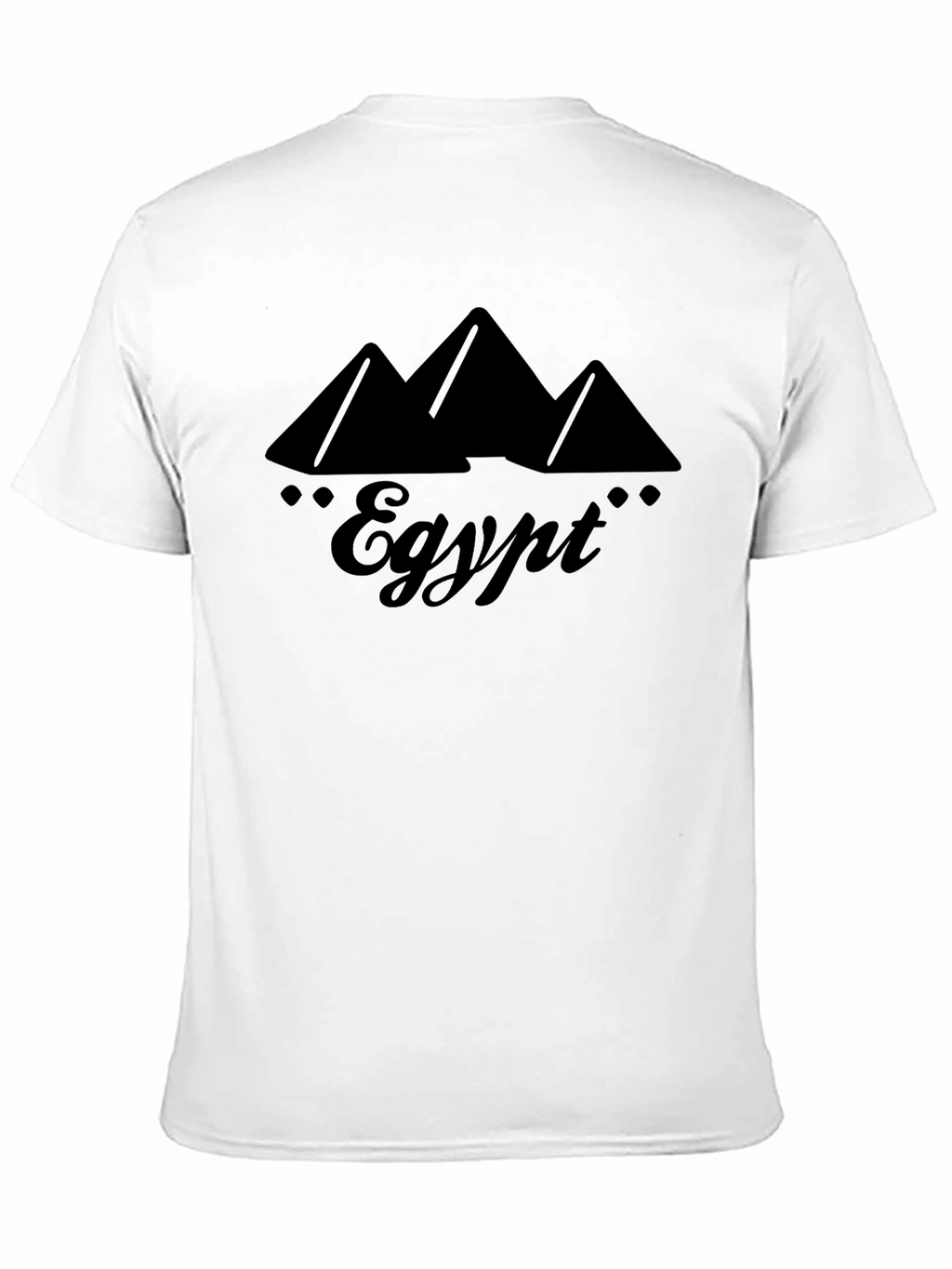 Egypt Pyramids Graphic Black T-Shirt