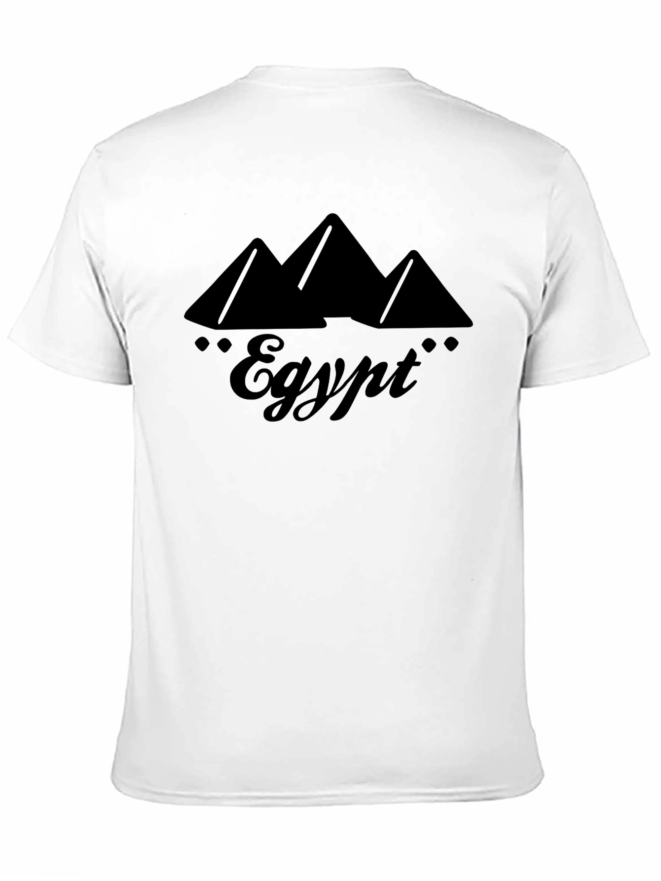 Egypt Pyramids Graphic Black T-Shirt