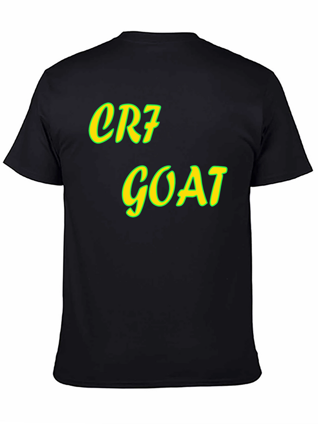 CR7 GOAT Black Graphic Tee