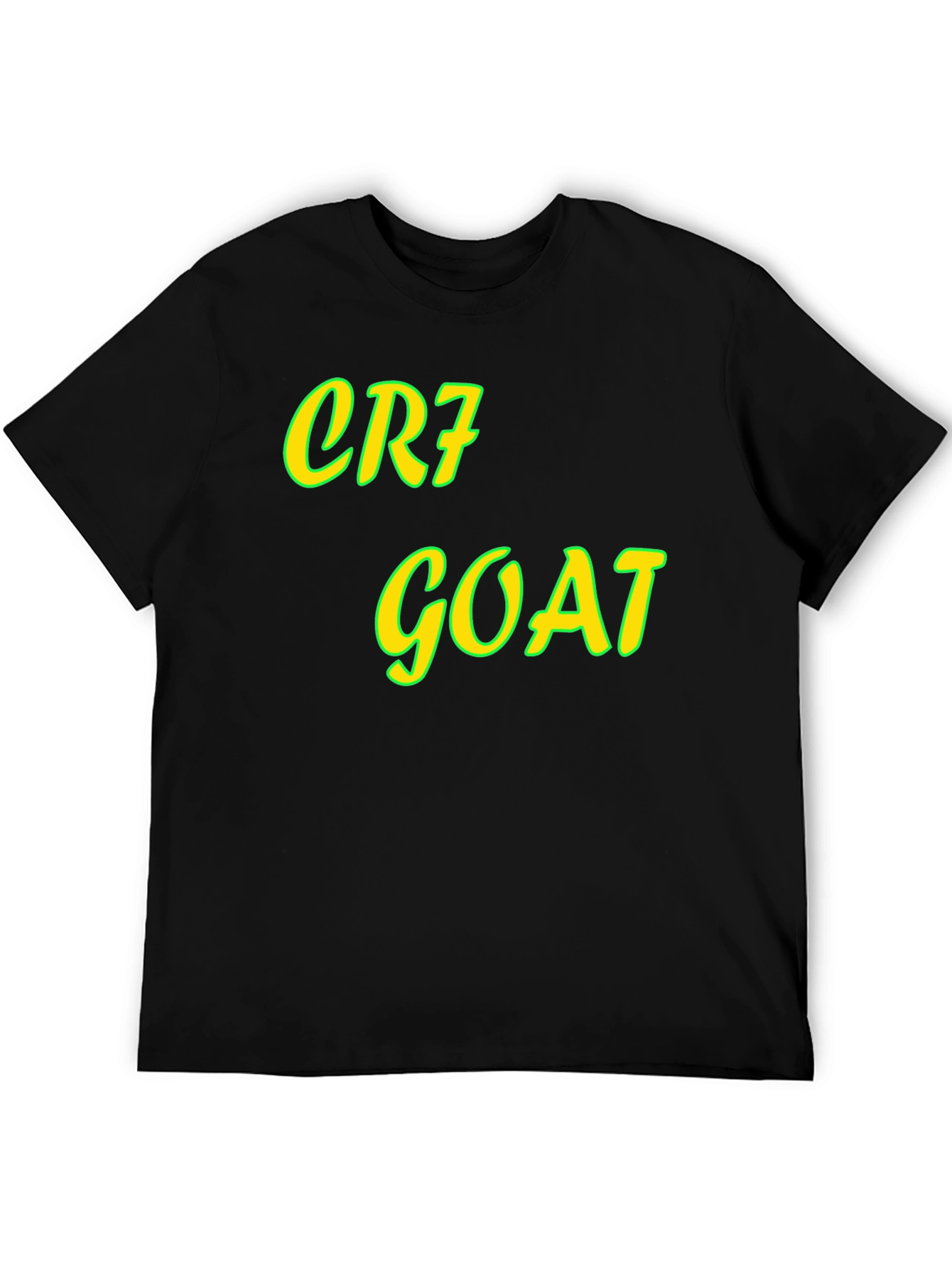 CR7 GOAT Black Graphic Tee