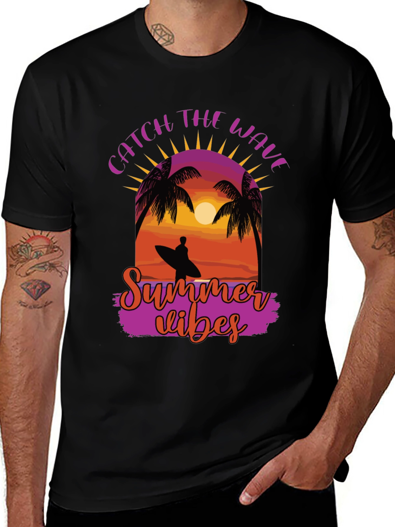 Catch the Wave Summer Vibes Graphic Tee