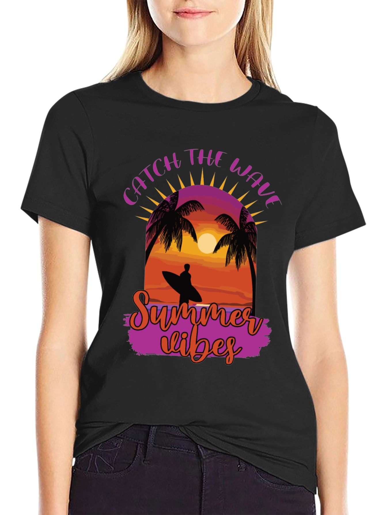 Catch the Wave Summer Vibes Graphic Tee