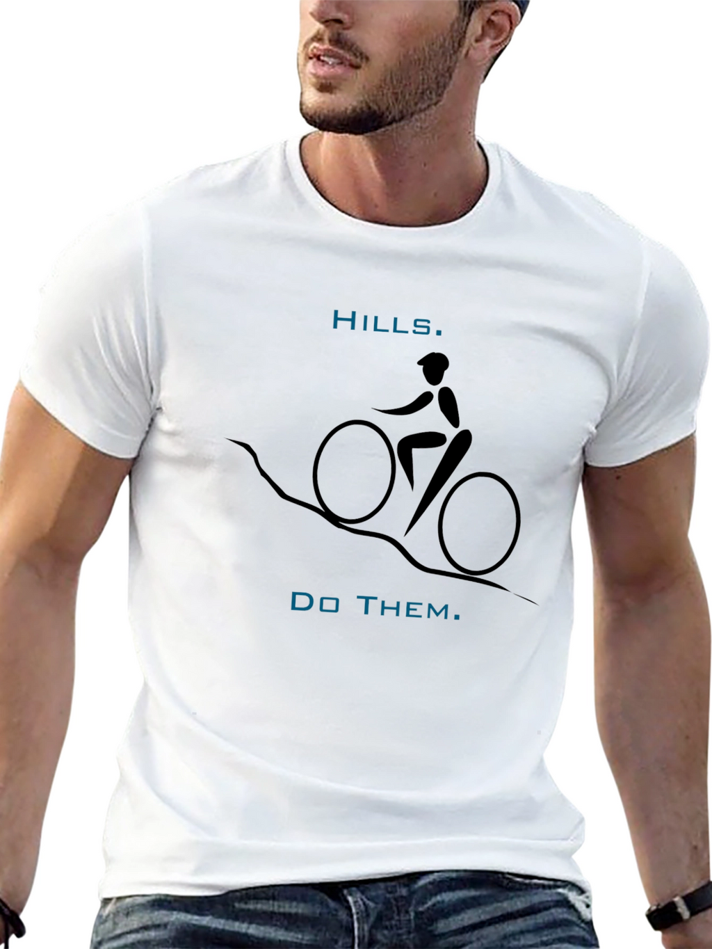 Hills Do Them Black Graphic Tee