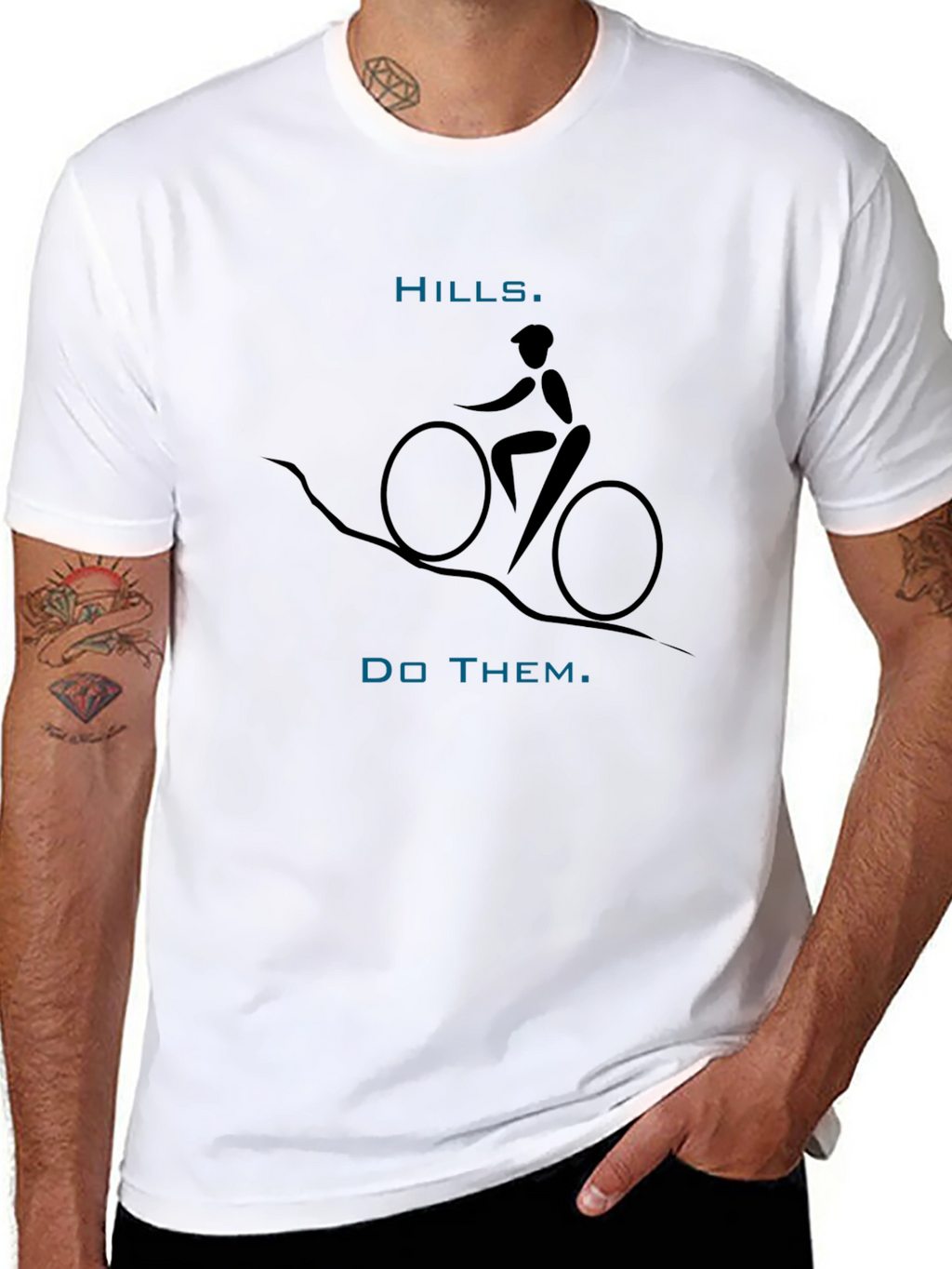 Hills Do Them Black Graphic Tee