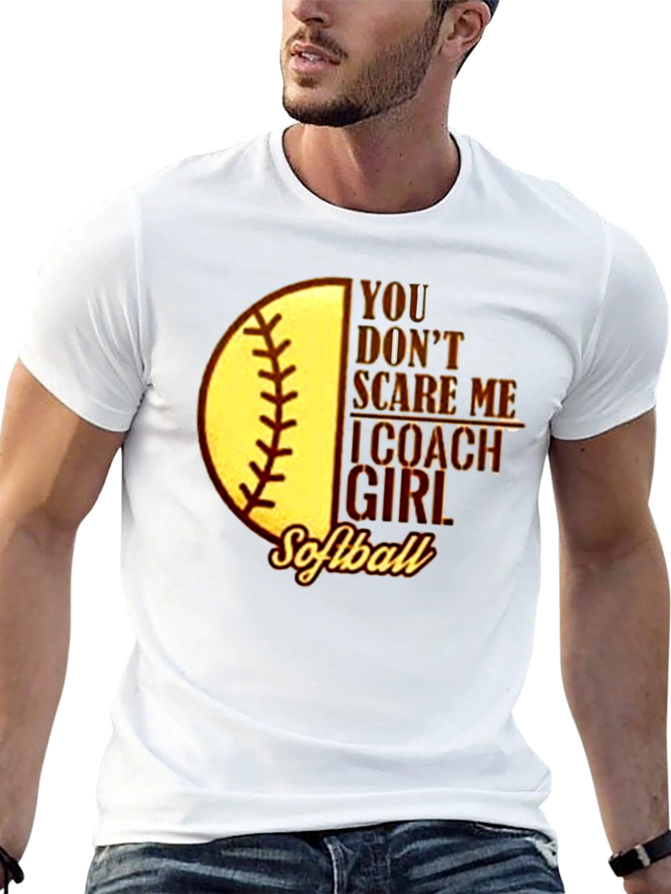 Softball Coach Graphic Tee