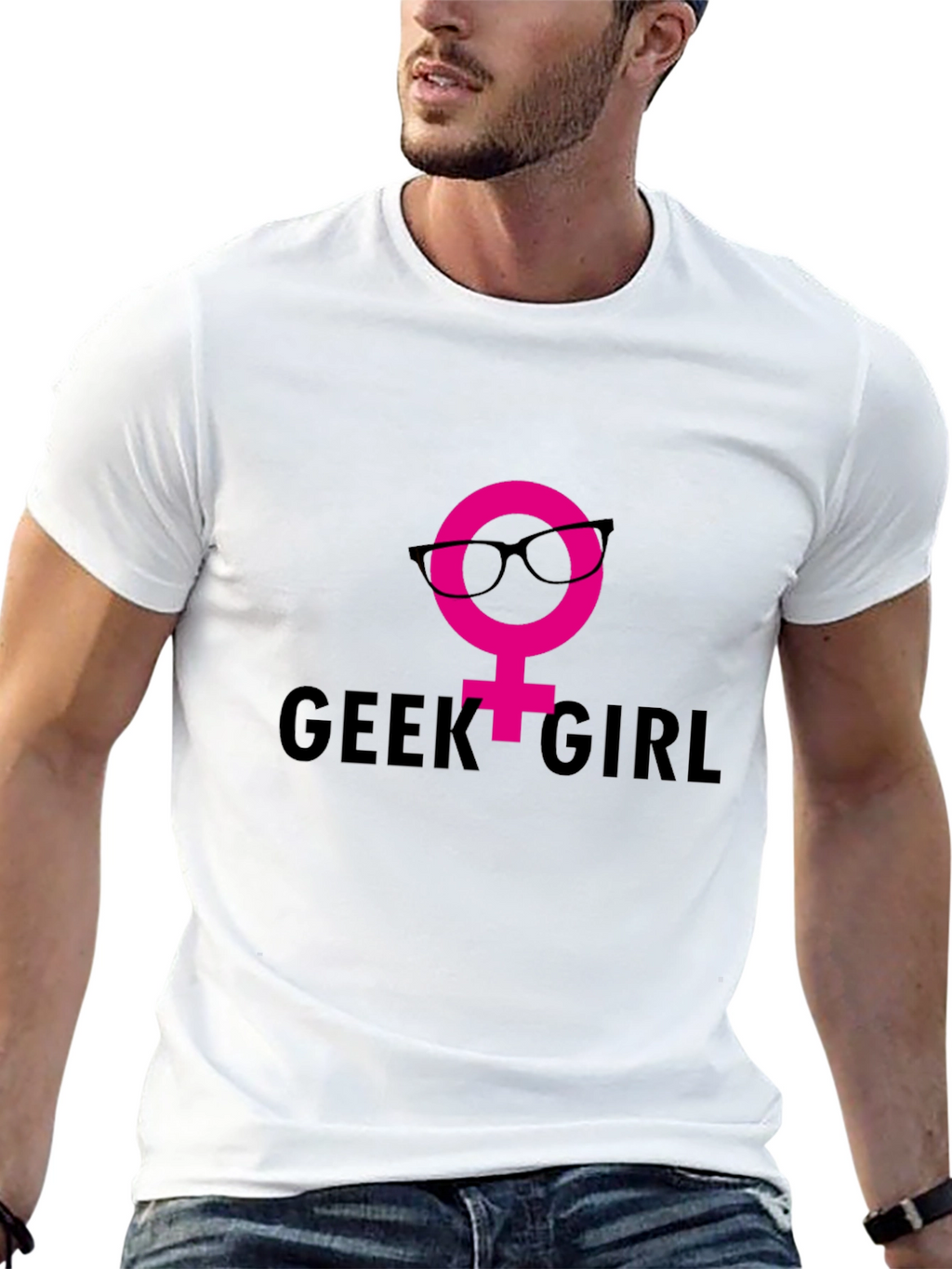Geek Girl T-Shirt - Nerdy Female Symbol