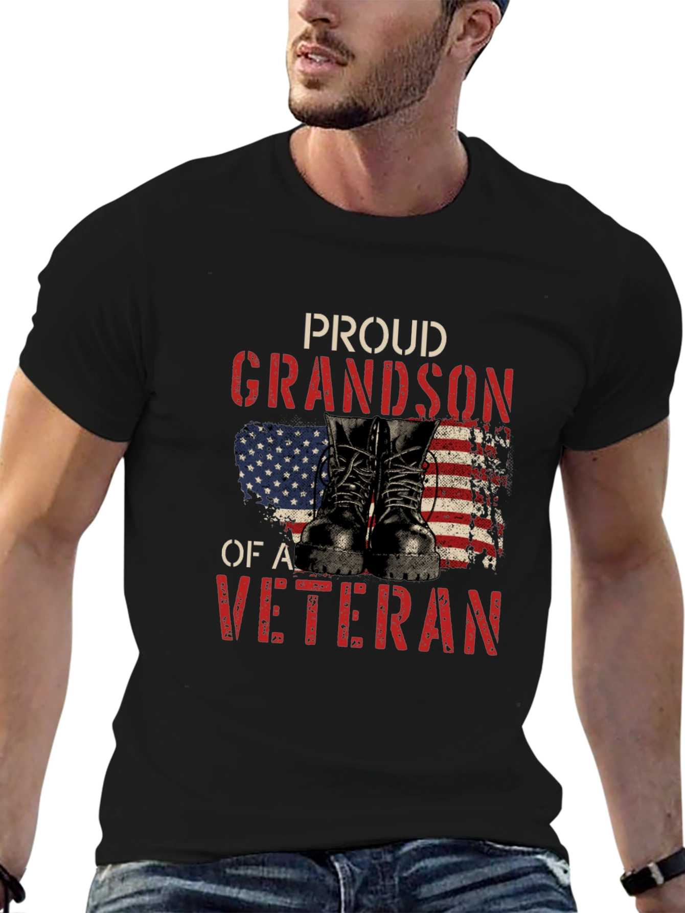 Proud Grandson of a Veteran T-Shirt