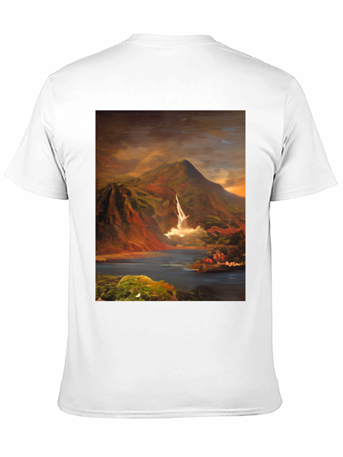 Mountain Vista Graphic Tee - Nature Art Shirt