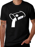 Paint Can Pouring Graphic T-Shirt