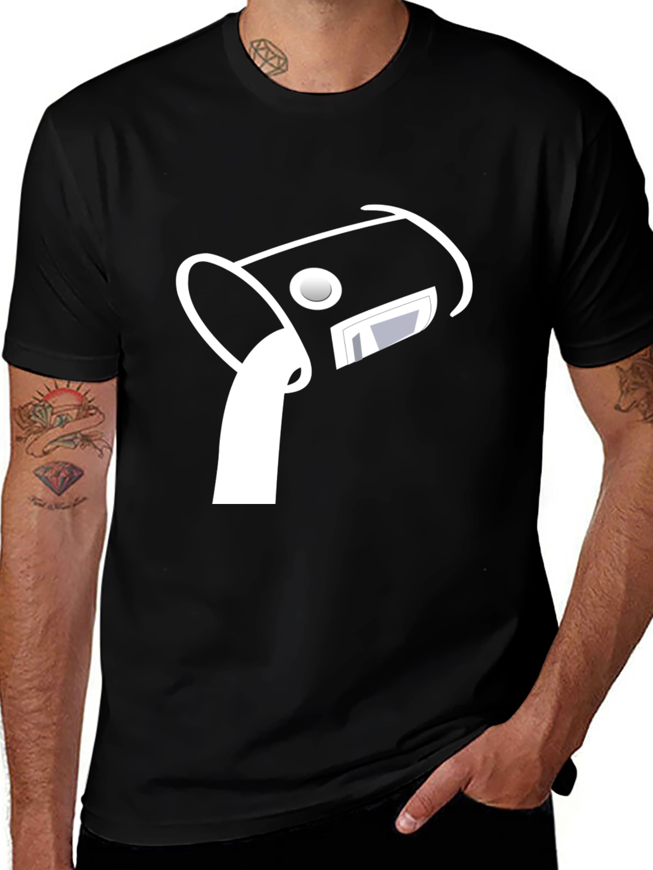 Paint Can Pouring Graphic T-Shirt
