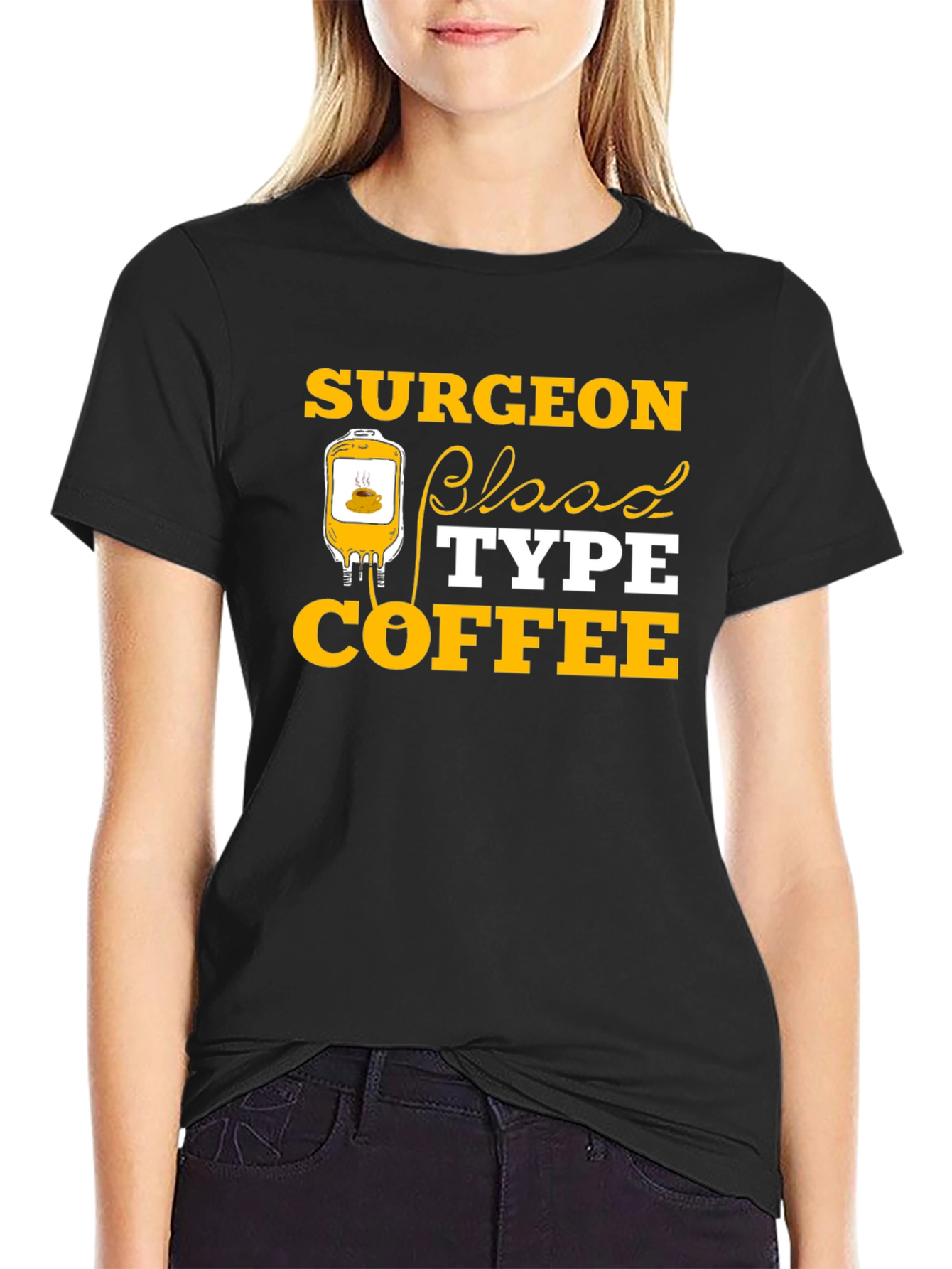 Surgeon Blood Type Coffee T-Shirt