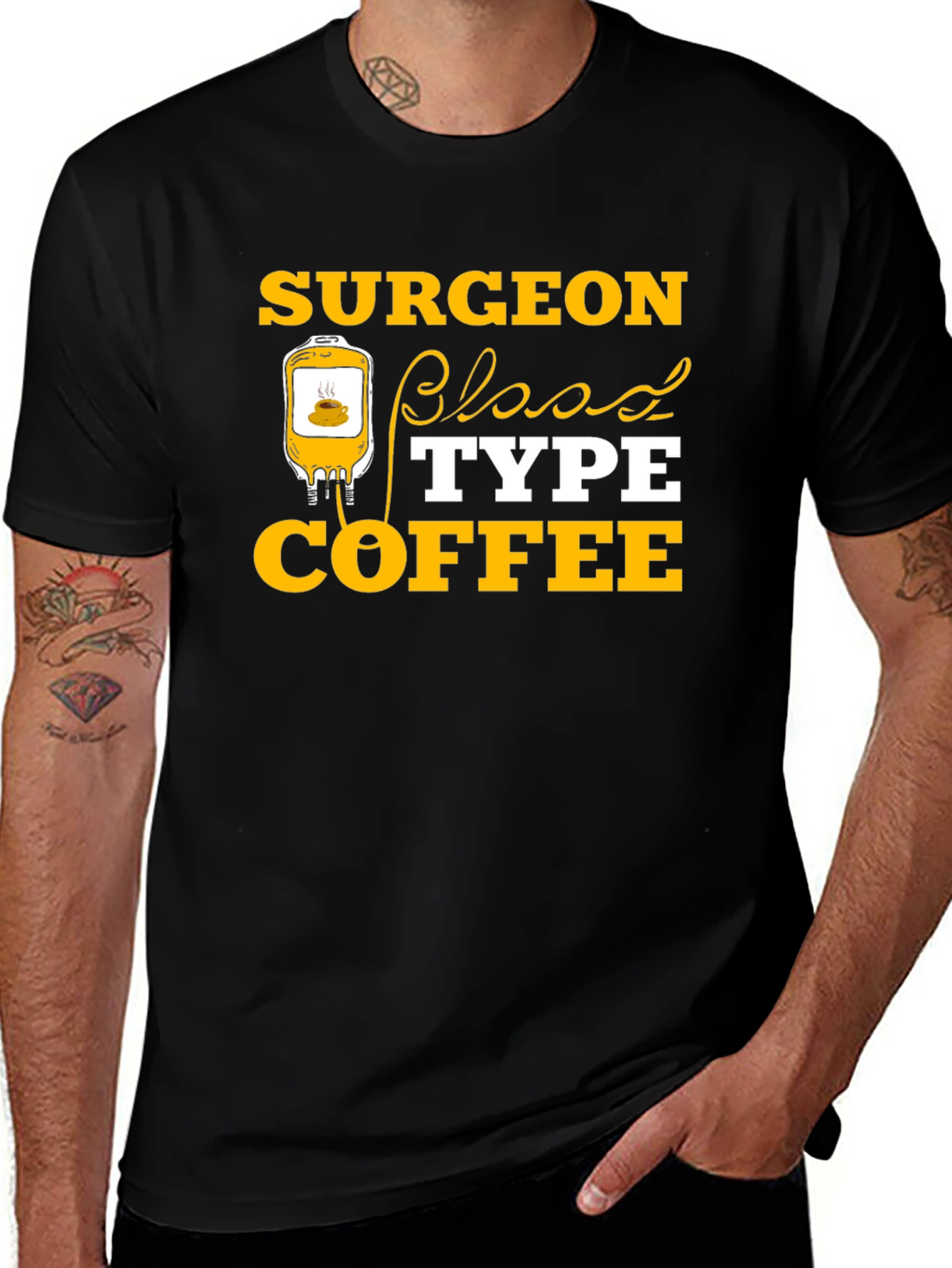 Surgeon Blood Type Coffee T-Shirt