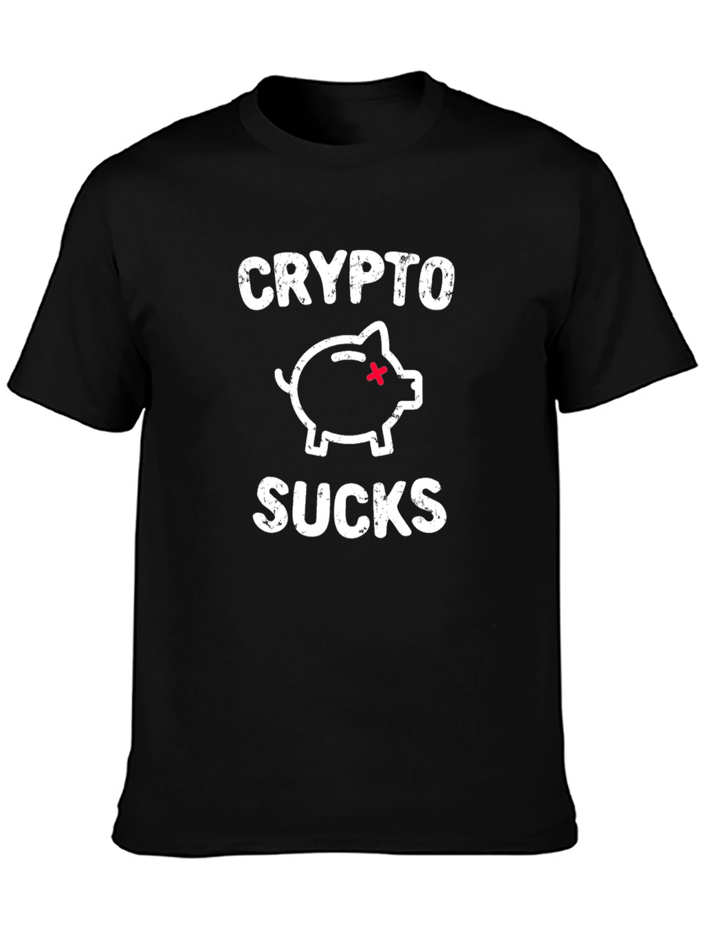 Crypto Sucks Piggy Bank Graphic Tee
